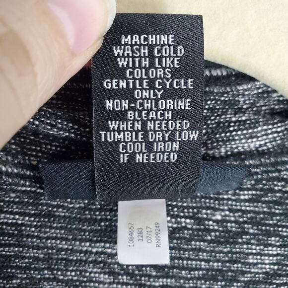 AnyWear by Catherines Gray Open Front Cardigan Size 0X 14 16W - Picture 5 of 5